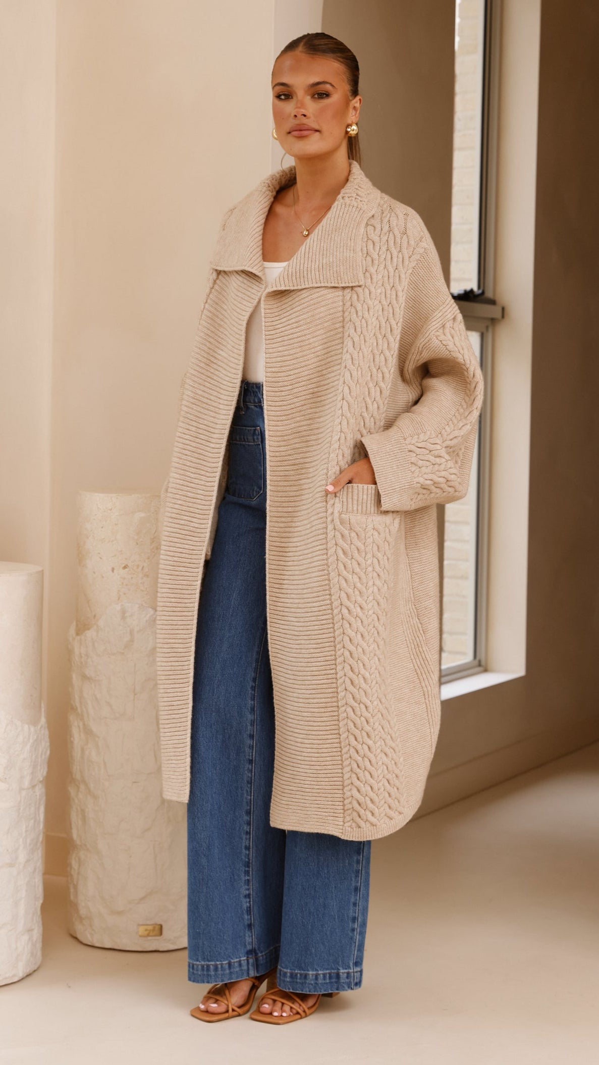 Sana Cardigan - Beige