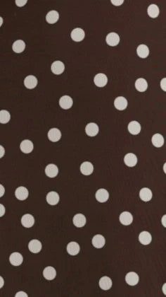 Cassara Maxi Dress - Chocolate / White Polka Dot